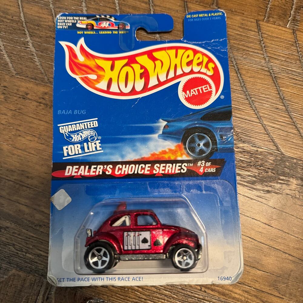 1996 HOT WHEELS BAJA BUG #567 DEALER'S CHOICE SERIES (METALLIC BURGUNDY) #3 of 4